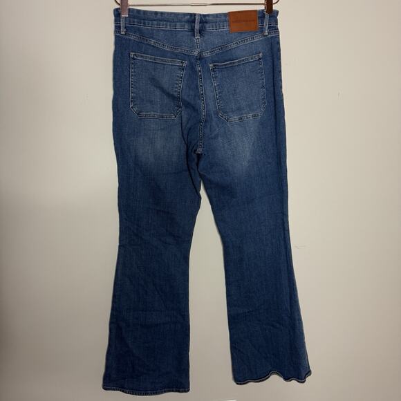 Lucky Brand Stevie High Rise Flare 14/32 Blue Wash Denim Festival Cowgirl Y2K - Picture 10 of 10